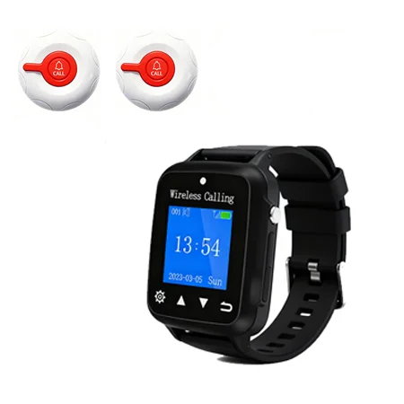 Pack Sécurité Instantanée : 1 Montre Vigile + 2 Bipeurs Caissier