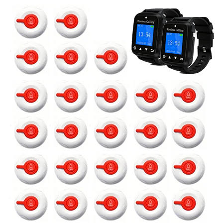 Pack Sécurité Instantanée : 2 Montres Alerte Vigile + 25 Bipeurs Caisse