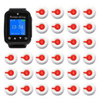30 bipeurs sos et 1 montre vigile supermarché