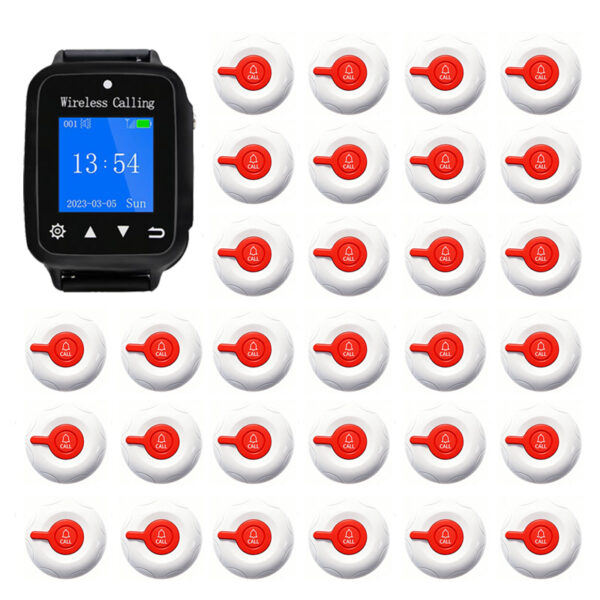 Pack Sécurité Instantanée : 1 Montre Vigile + 30 Bipeurs Comptoir